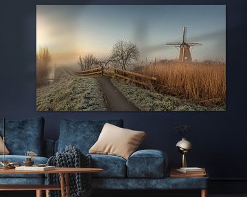Foggy morning in Kinderdijk by Halma Fotografie