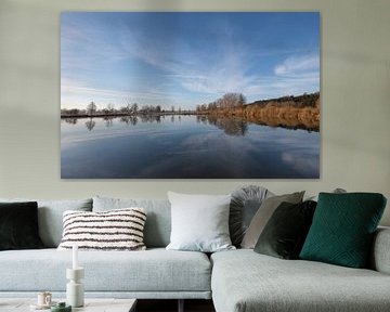 Clouds are reflected in the water by Ulrike Leone