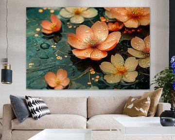 peinture spirituelle fleurs