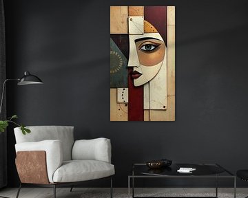 Abstract portret 40 van Aimelle ML