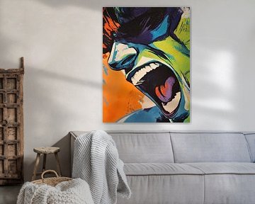 Expressieve Kunst | Silent Scream Unheard van De Mooiste Kunst