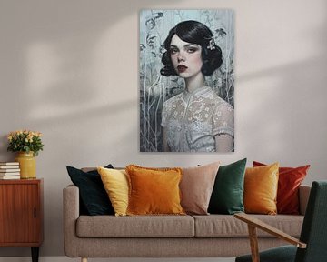 Enchanted Gaze van Abstract Schilderij