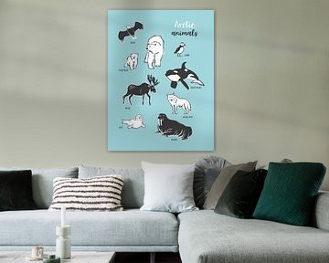 Arktische Tiere von Karin van der Vegt