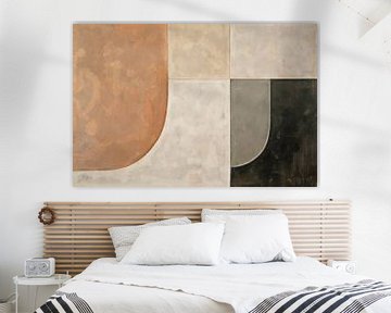 Japandi Abstract – Bol en Vlakken van Whale & Sons