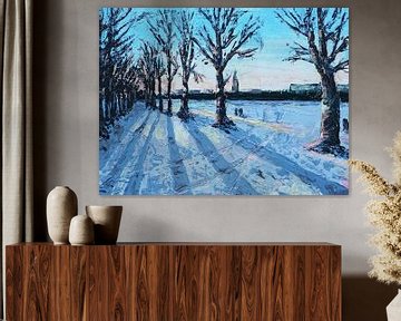 Malieveld in de winter van Irina Rammos