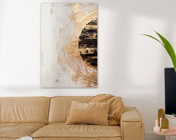ABSTRAKTE KUNST Goldene Frequenzen
