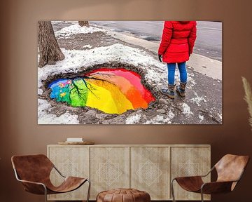 Piscine arc-en-ciel sur Frank Heinz