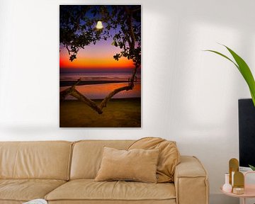 Sunset by the sea, Thailand. by Karl Andrén
