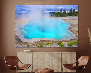 Hot Spring in Yellowstone National Park by Thomas Zacharias