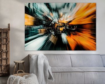 Abstracte licht- en schaduwbeweging van Art & Soul Creations