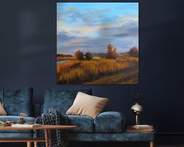 Golden fields by Stephanie van der Klooster
