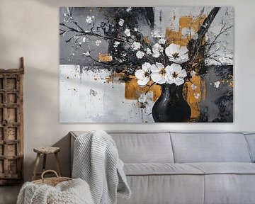 Bloemen schilderij van ARTEO Schilderijen