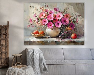 Bloemen Stilleven van Kunst Kriebels