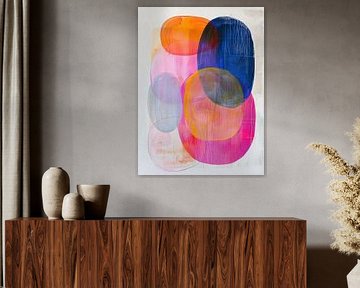 Modern colourful round shapes by Zen and More