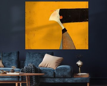 Vrouwelijk Portret | Beaked Elegance van ARTEO Schilderijen