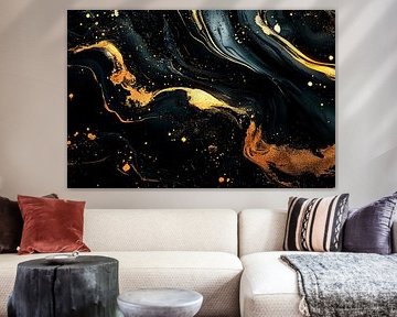 Lignes et motifs abstraits dorés sur Art & Soul Creations