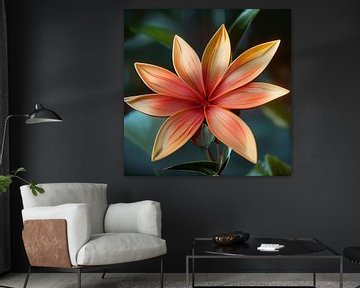 Fleur Macro Ixora Coccinea sur Chromatic Fusion Studio