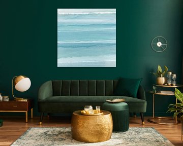 Strips 11 | Minimal Pastel Aqua