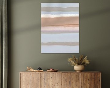 Strips 6A | Minimal Pastel Blues
