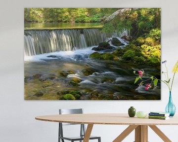 Hear the rushing of the waterfall by P-Focused
