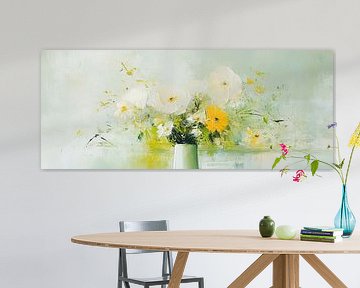 Fleurige Compositie van ARTEO Schilderijen