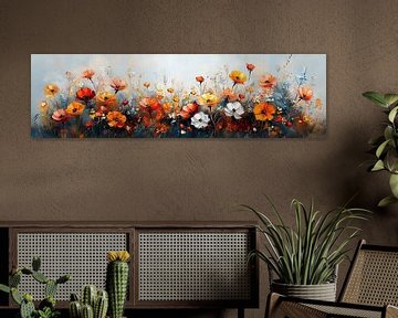 Bloemen modern van Kunst Kriebels
