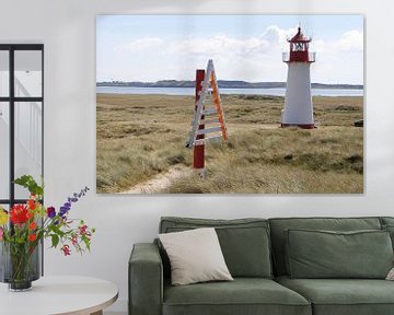 Leuchtturm mit Seezeichen im Ellenbogen auf Sylt