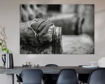 Worn armchair by shoott photography