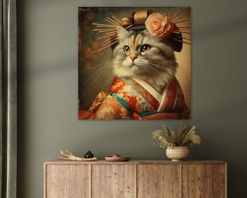 the Geisha Cat van J.O. Han