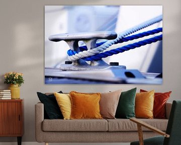 Jetty with boat frog for docking in the harbour. by Sailographic Paula