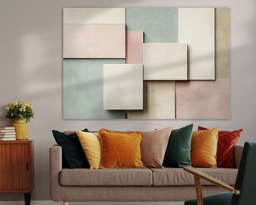 Geometrisches Design in Pastellfarben von Art & Soul Creations