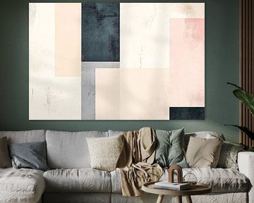 Motif abstrait géométrique pastel sur Art & Soul Creations