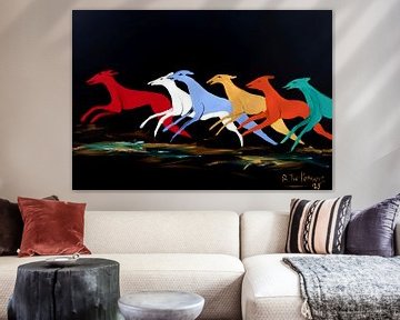 Race naar de Vrijheid van Rita Tielemans Kunst