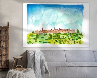 Example of the artwork in a room