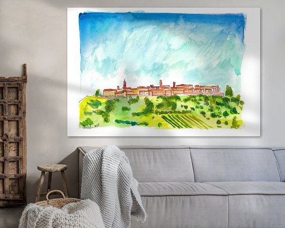 Example of the artwork in a room