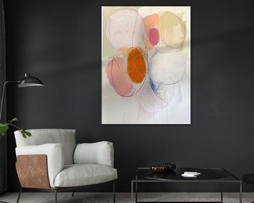 Abstract minimalist painting by Zen and More