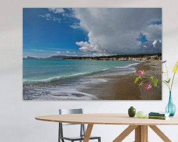 Baai van Saint-Cyr sur Mer aan de Côte d'Azur van Tanja Voigt