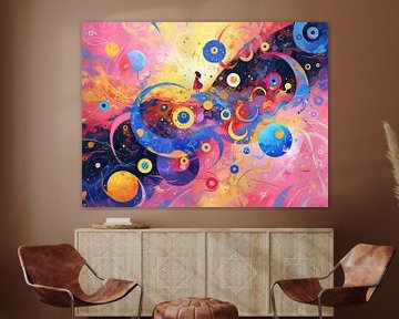Kosmisch Schilderij | Gazing the Void van ARTEO Schilderijen