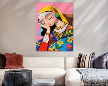 Vrouw Bloem | Vrouw Oorbellen van OMG Art