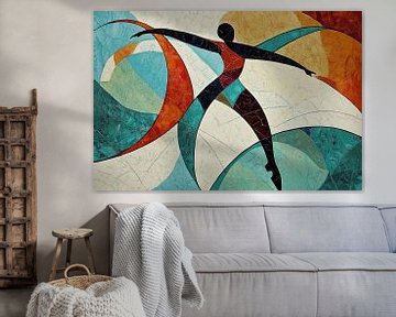 Figuur Schaatsen | Dansende Vrouw van OMG Art