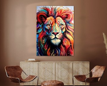 Lion portrait wildness savannah king majestic by gm_designs