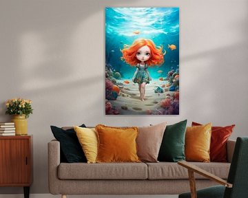 La fille de l'eau... sur Ans Bastiaanssen