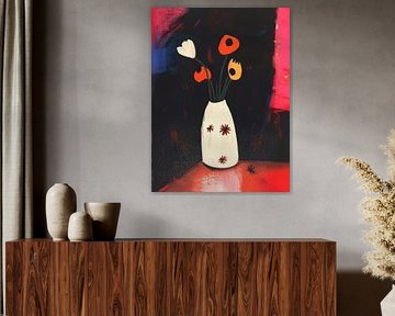 Moderne Bloemcompositie van Franka Poulain