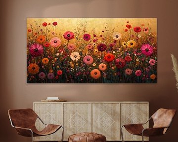 Golden Flower Explosion no.3 by Studio BB