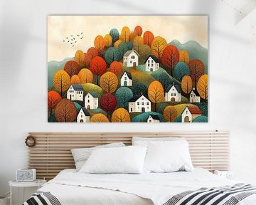 Village in Autumn Colors no.2 by Studio BB