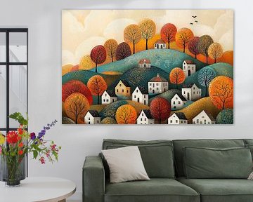 Village in Autumn Colors no.4 by Studio BB
