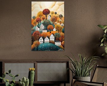 Village in Autumn Colors no.6 by Studio BB