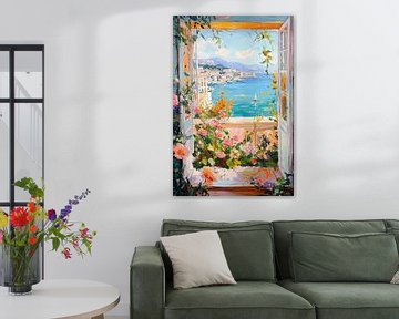 Uitzicht op Mediterraan Kustlandschap van Studio BB