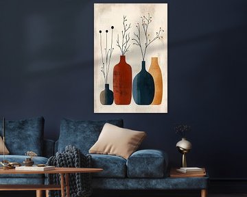 Vazencompositie in Aardetinten no.6 van Studio BB
