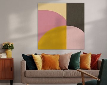 Moderne Abstraktion in einer sanften Farbpalette von Studio Allee